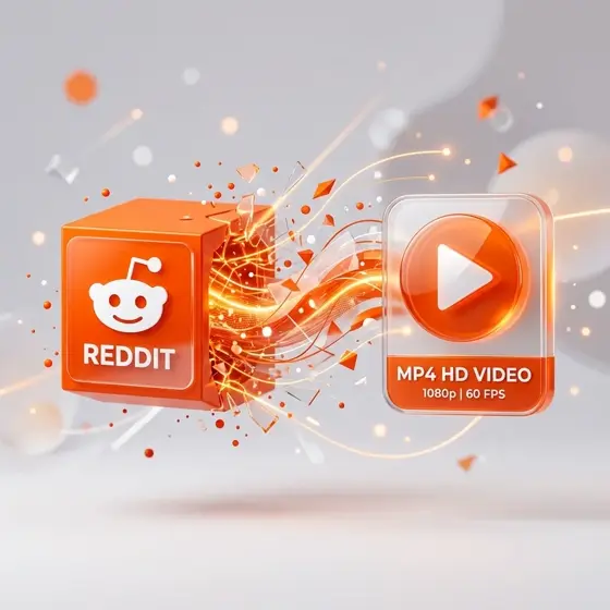 Reddit to MP4 Conversion Visual